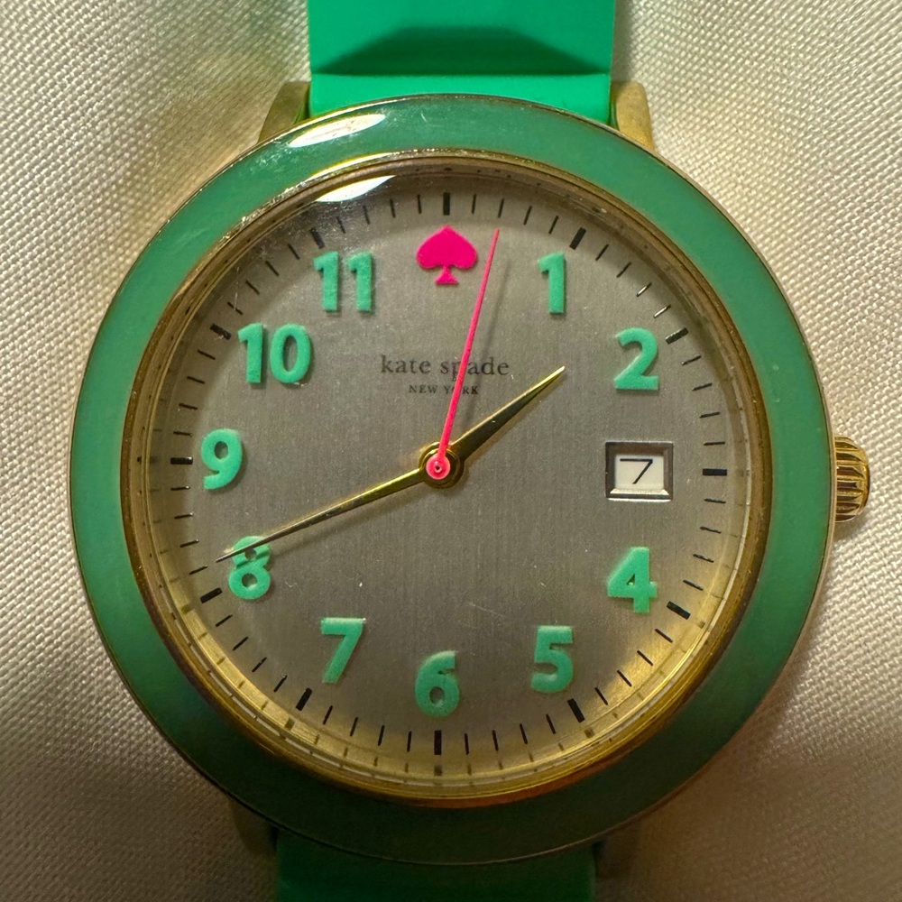 Kate Spade Live Colorfully watch. Very sharp!